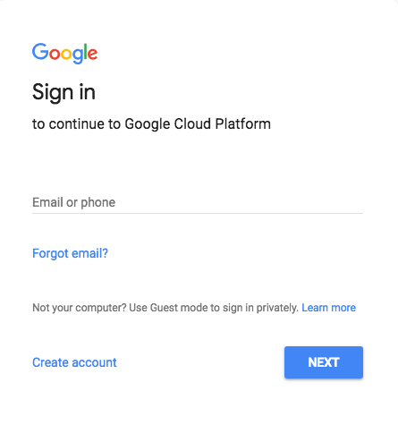 Dataflow to BigQuery: Sign In to Google Cloud Platform| Hevo Data